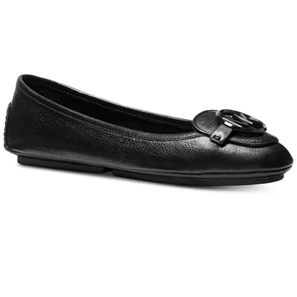 MICHAEL Michael Kors. Lillie ballet flats. Black leather. Size 8. New unworn